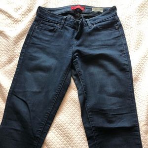 Sienna curvy skinny fit, medium rise dark rinse denim